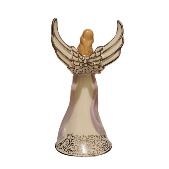 Bradford Editions 2004 Sons Are Gifts To Treasure Forever Musical Figurine Angel - Picture 4 of 5